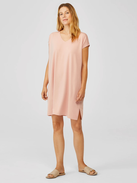 Fine Jersey V-Neck Dress