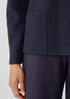 Lightweight Boiled Wool Bateau Neck Top in Regenerative Wool
