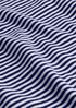 Striped Organic Cotton Slub Crew Neck Tee