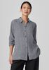 Puckered Organic Linen Classic Collar Shirt