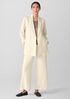 Stretch Wool Crepe Long Blazer