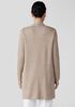 Organic Linen Délavé Rib Long Cardigan