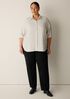 Airy Woven Shirting Classic Collar Shirt