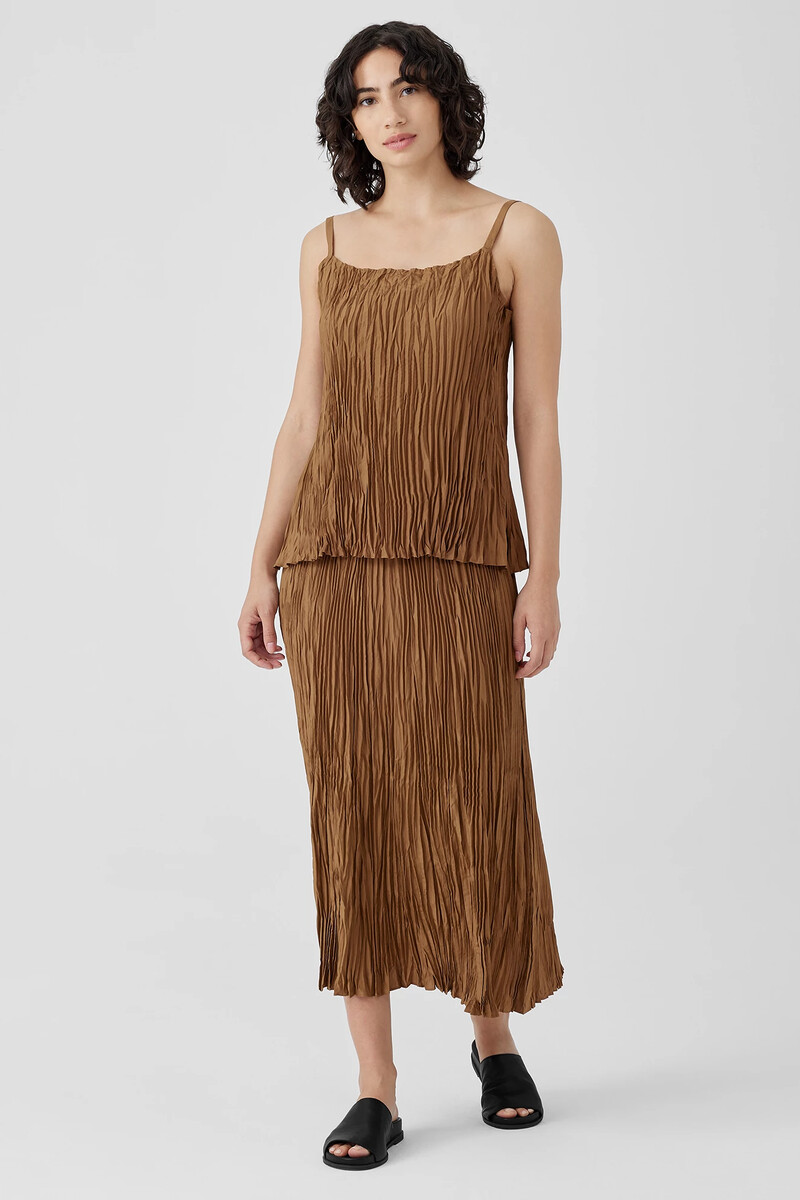 Crushed Silk Maxi Skirt Crushed Silk Maxi Skirt