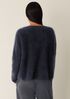 Cashmere Fluff Crew Neck Top