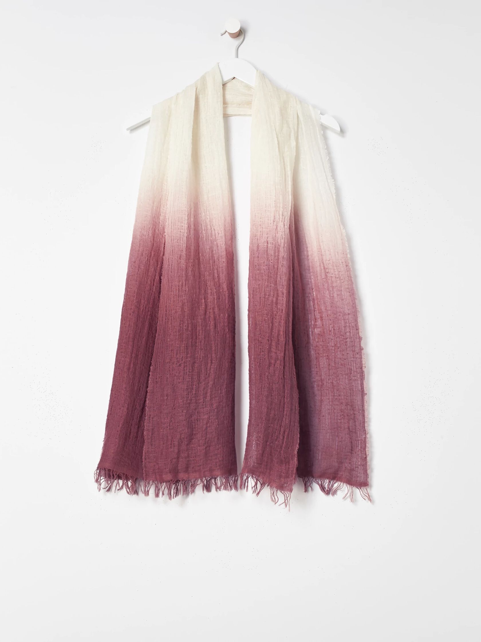 Organic Linen Cotton Ombre Scarf