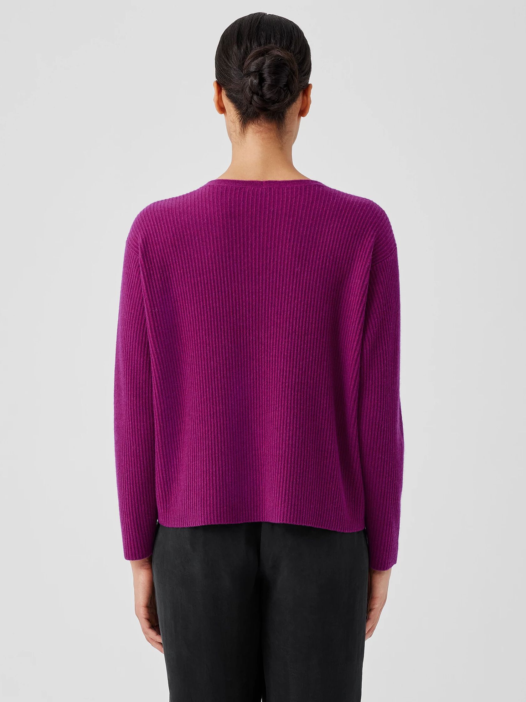 Italian Cashmere V-Neck Top