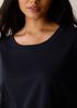 Organic Cotton Interlock Jewel Neck Sleep Tee