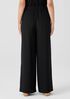 Silk Double Crepe Wide-Leg Pant