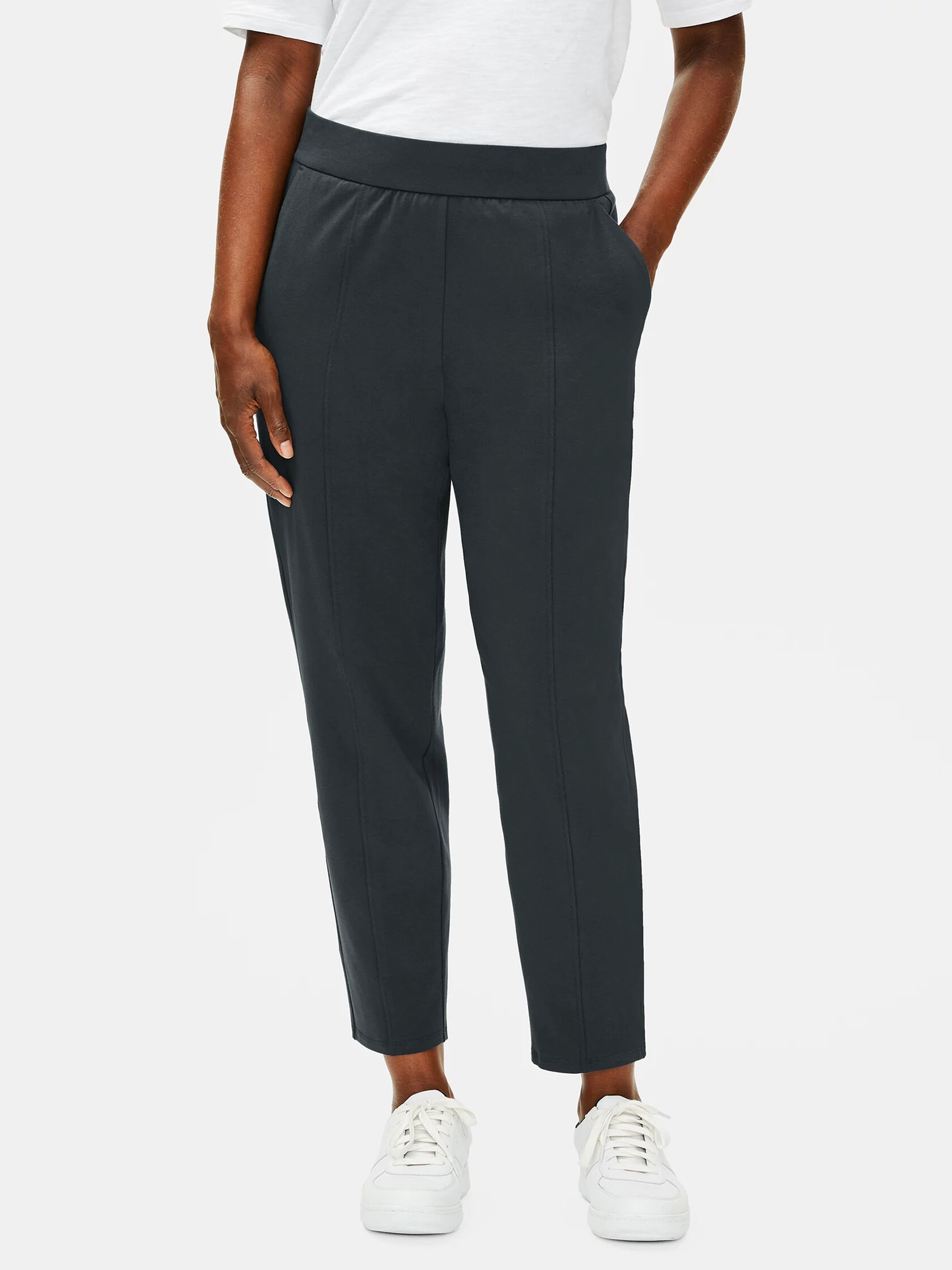 Cotton Stretch Jersey Lantern Pant