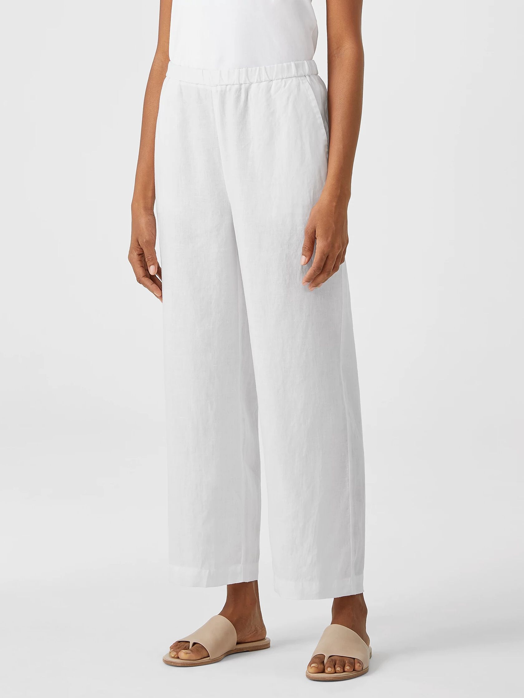 Organic Linen Straight Pant