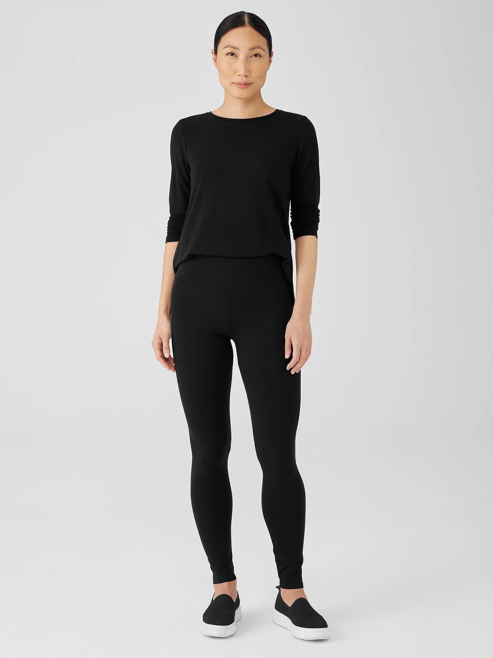 Stretch Jersey Knit Leggings