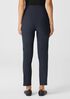 Washable Stretch Crepe High-Waisted Pant
