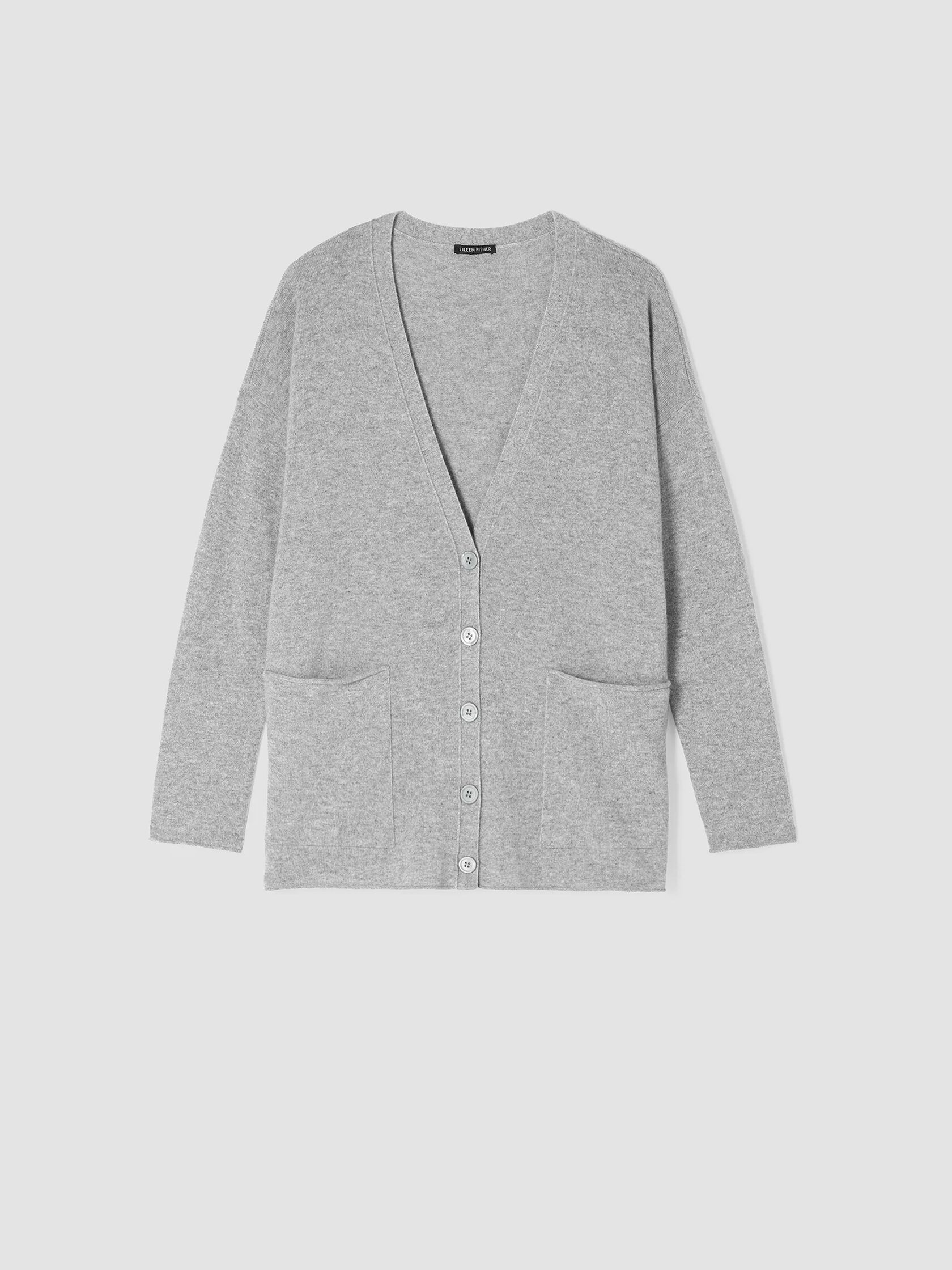 Italian Cashmere V-Neck Cardigan