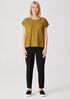 Organic Linen Jersey Square Top