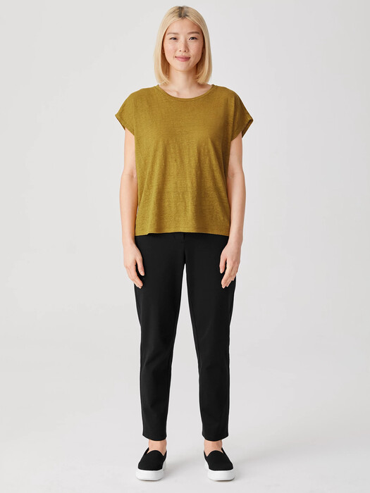 Organic Linen Jersey Square Top