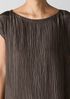 Textured Silk Jacquard Bateau Neck Dress