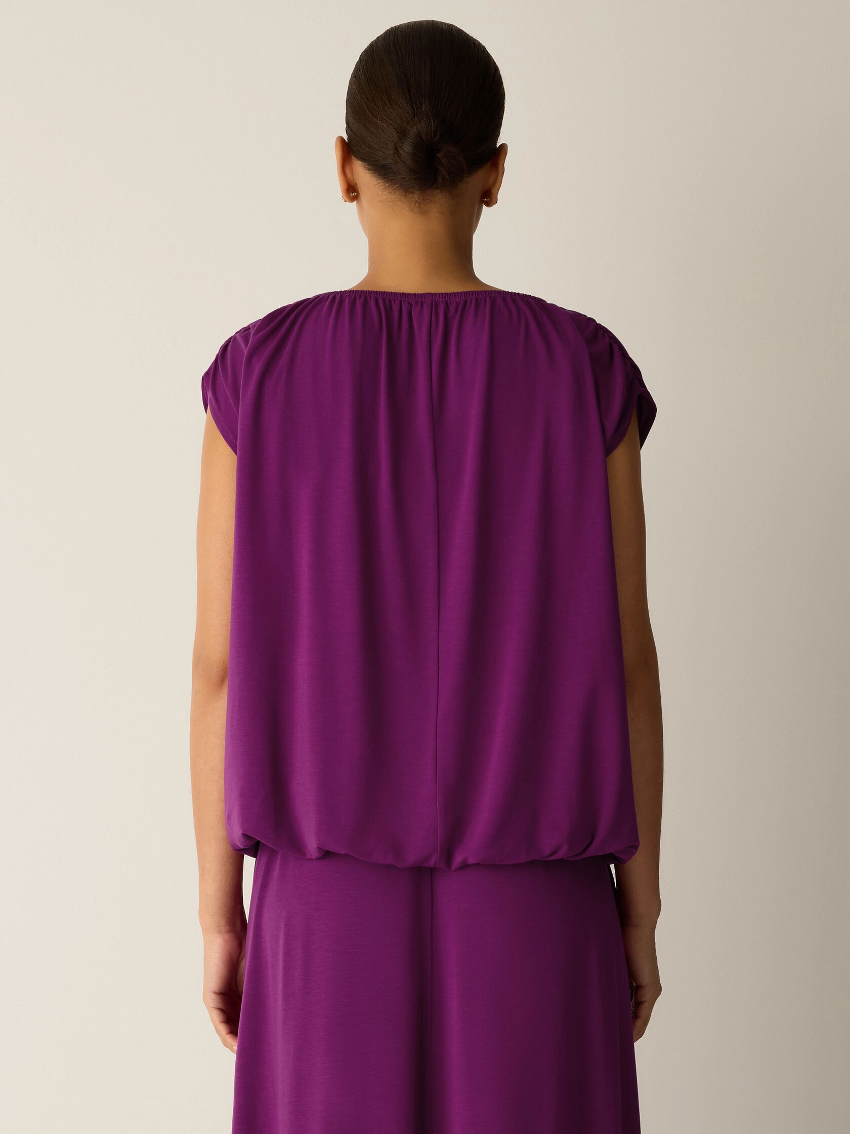 Fine Jersey Bubble Top