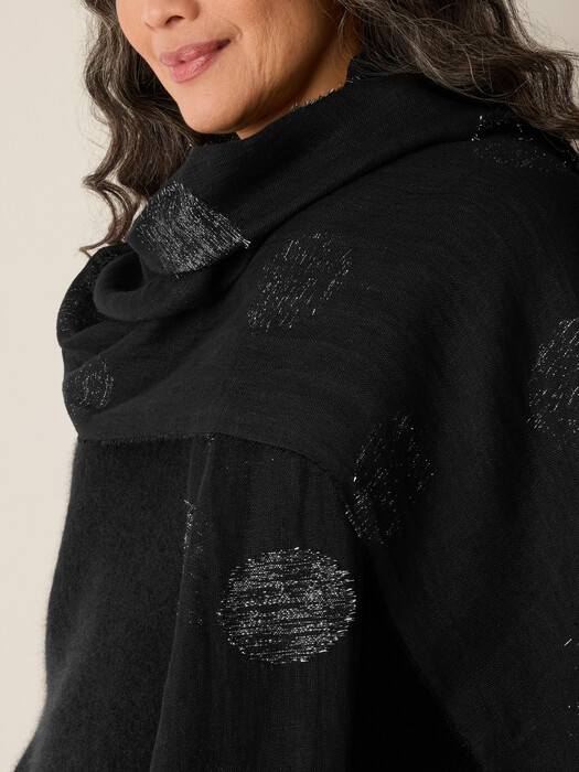 Linen Filcoupe Shimmer Scarf