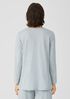 Slubby Organic Cotton V-Neck Sleep Top