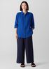 Organic Cotton Lofty Gauze Classic Collar Shirt