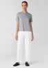 Organic Pima Cotton Jersey Round Neck Tee