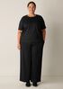 Lightweight Ponte Wide-Leg Pant