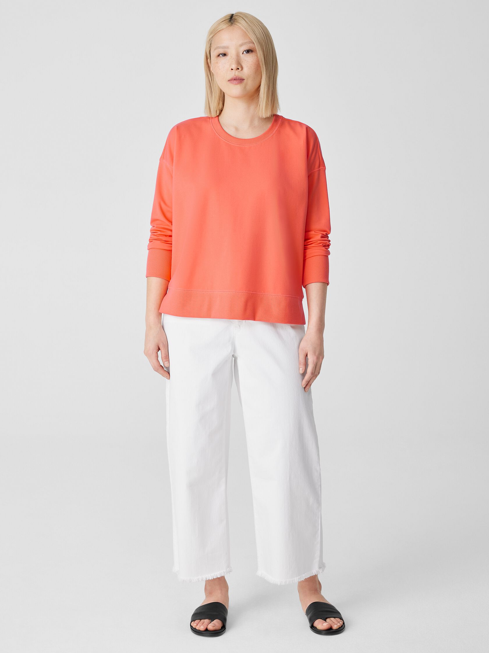 Pima Cotton Stretch Jersey Box-Top