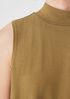 Fine Jersey Mock Neck Tank