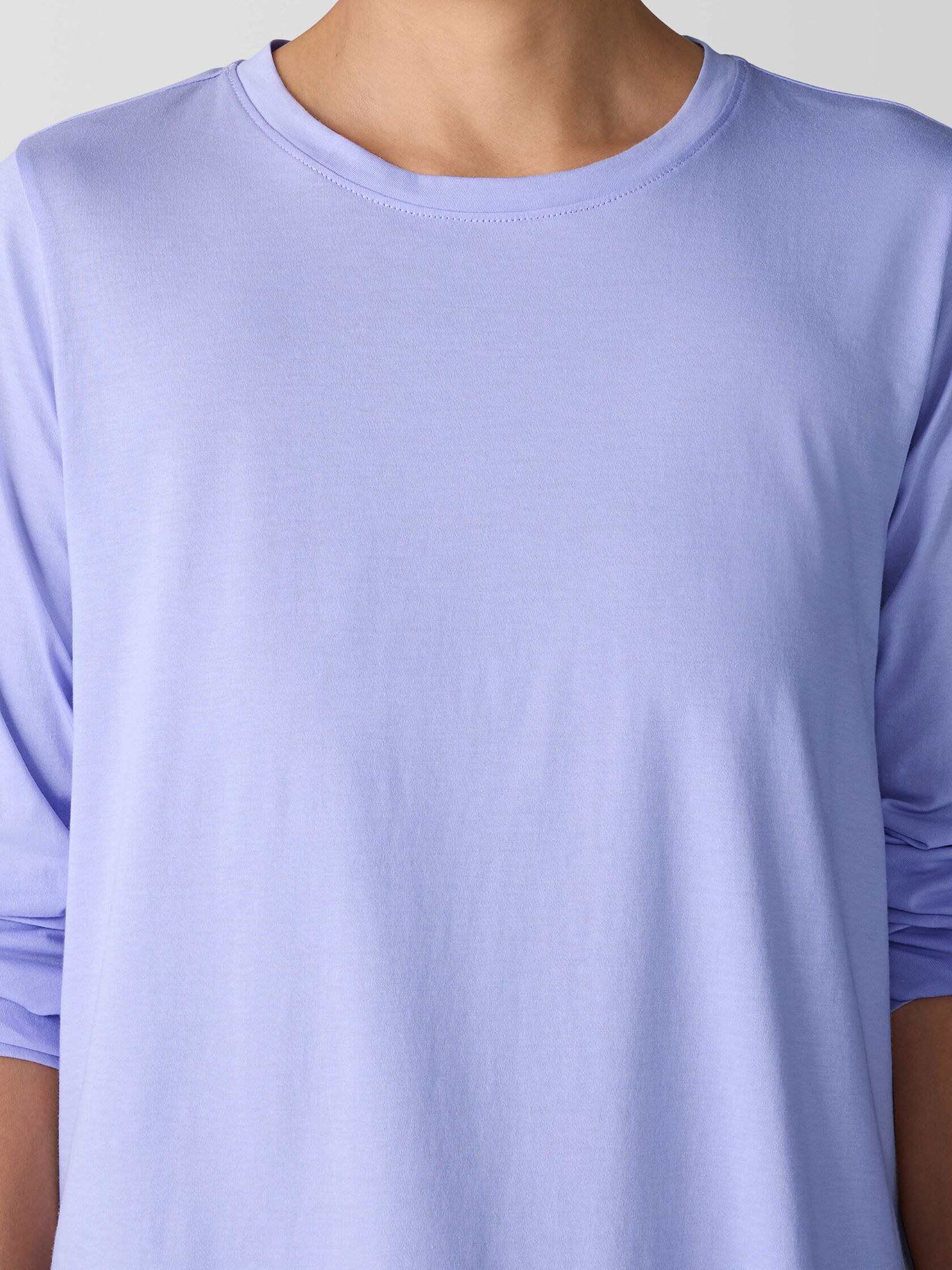Organic Pima Cotton Jersey Long-Sleeve Tee