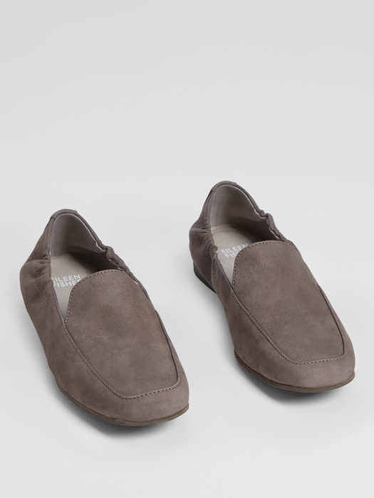 Sim Tumbled Nubuck Loafer | EILEEN FISHER