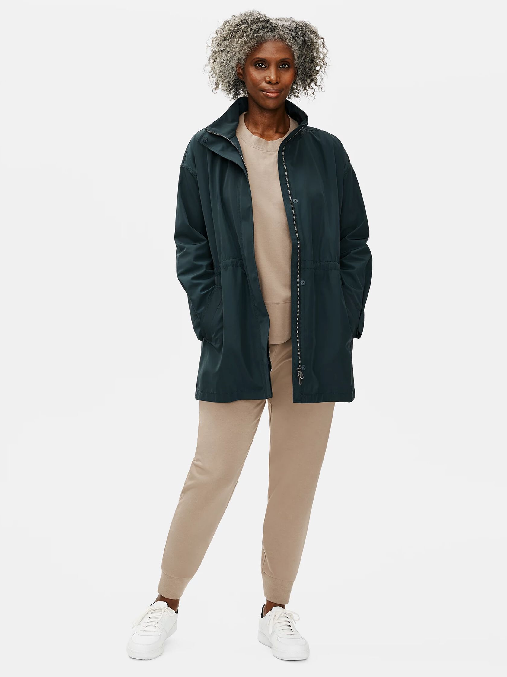 Recycled Polyester Anorak Coat