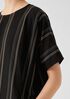 Organic Linen Blend Striped Dress