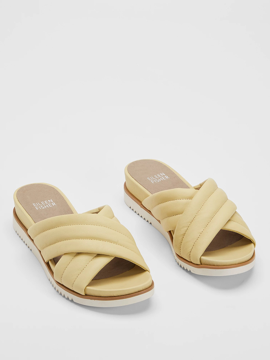 Kye Nappa Leather Slide Sandal