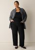 Cotton Stretch Denim Straight Jean
