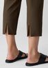 Washable Stretch Crepe Slim Pant