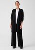 Fine Merino Long Cardigan in Regenerative Wool