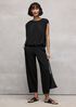 Stretch Jersey Knit Lantern Pant