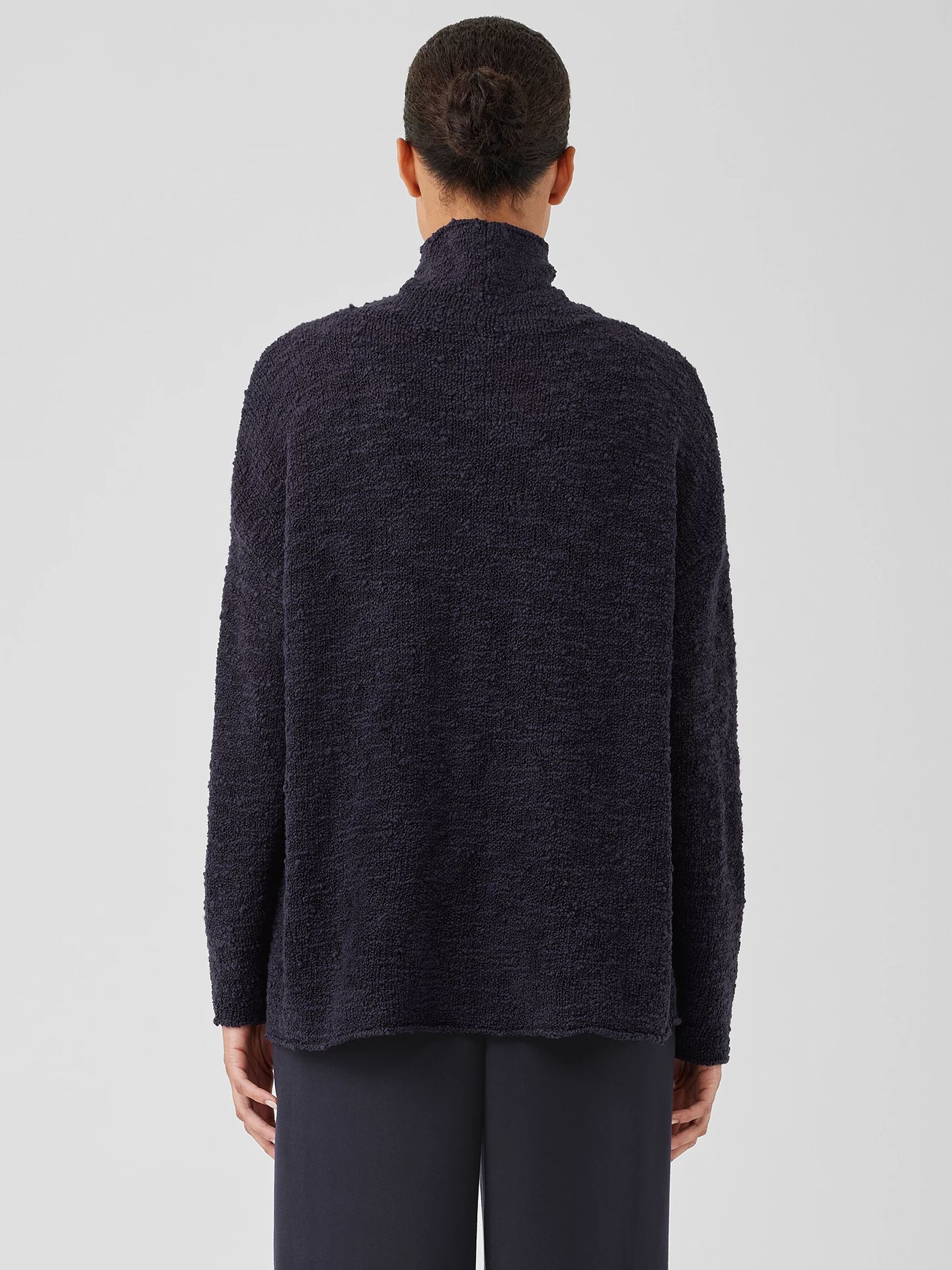 Wool Slub Turtleneck
