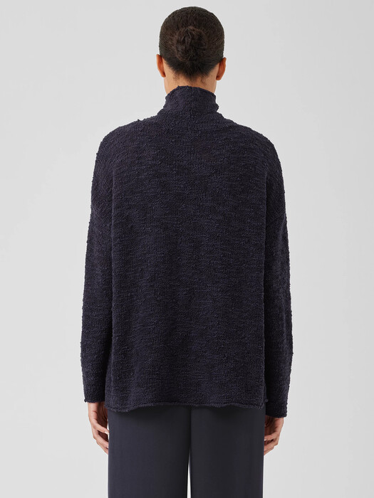 Wool Slub Turtleneck