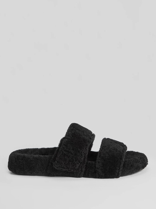 Lully Shearling Slide Sandal
