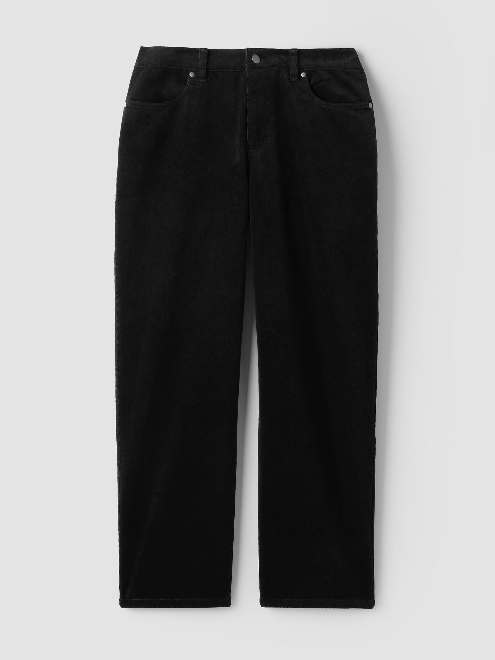 Organic Cotton Stretch Corduroy Straight Pant