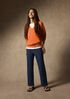 Cotton Stretch Denim Straight Jean