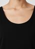 Stretch Silk Jersey Scoop Neck Tank