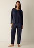 Organic Cotton Interlock Jewel Neck Sleep Top