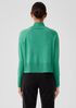 Merino Jersey Turtleneck Top in Regenerative Wool