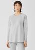 Cozy Brushed Terry Raglan-Sleeve Top