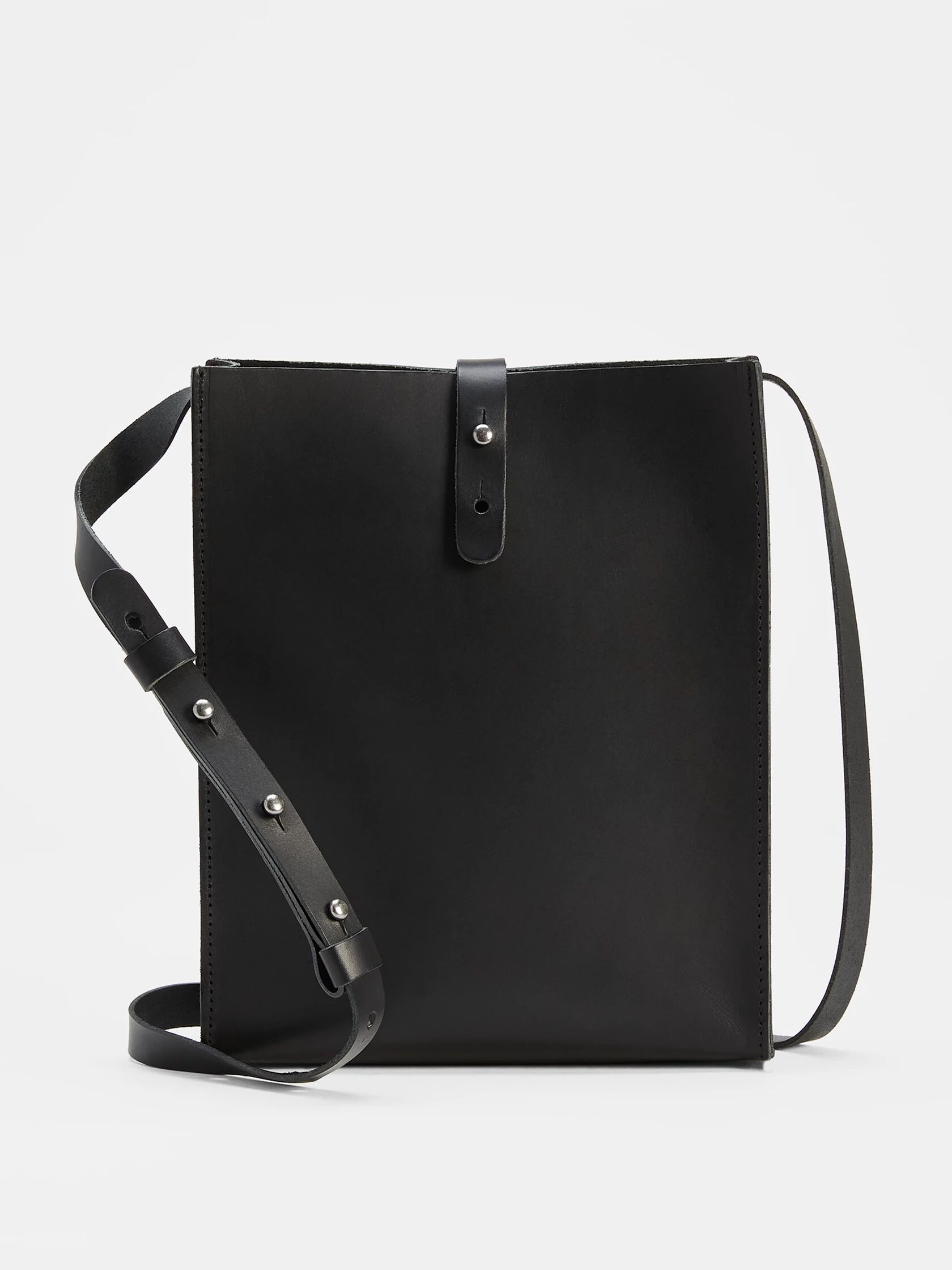 Vegetable Tanned Italian Leather Crossbody Bag
