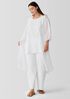 Sheer Silk Georgette High Collar Jacket