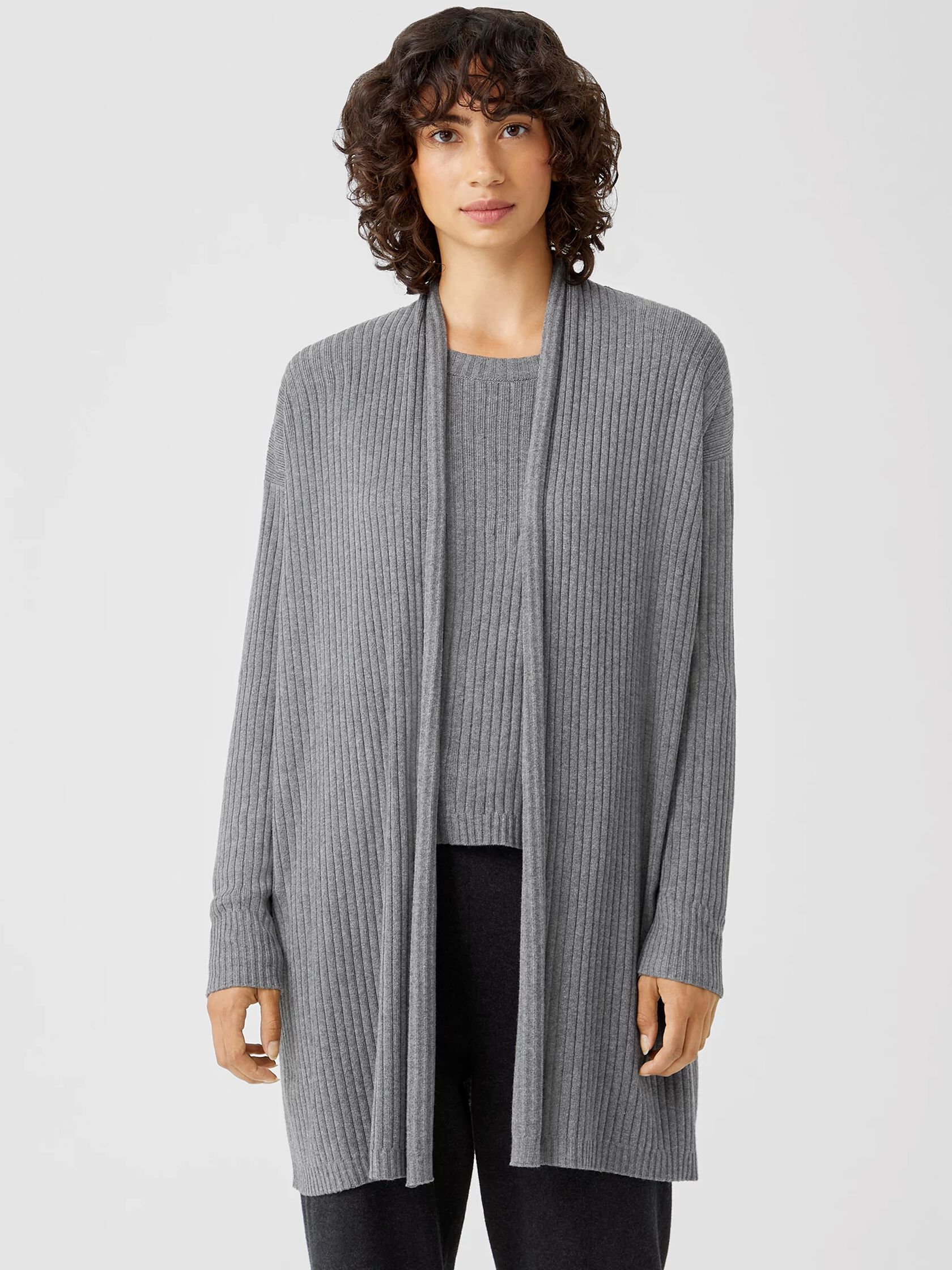 Peruvian Organic Cotton Blend Cardigan | EILEEN FISHER